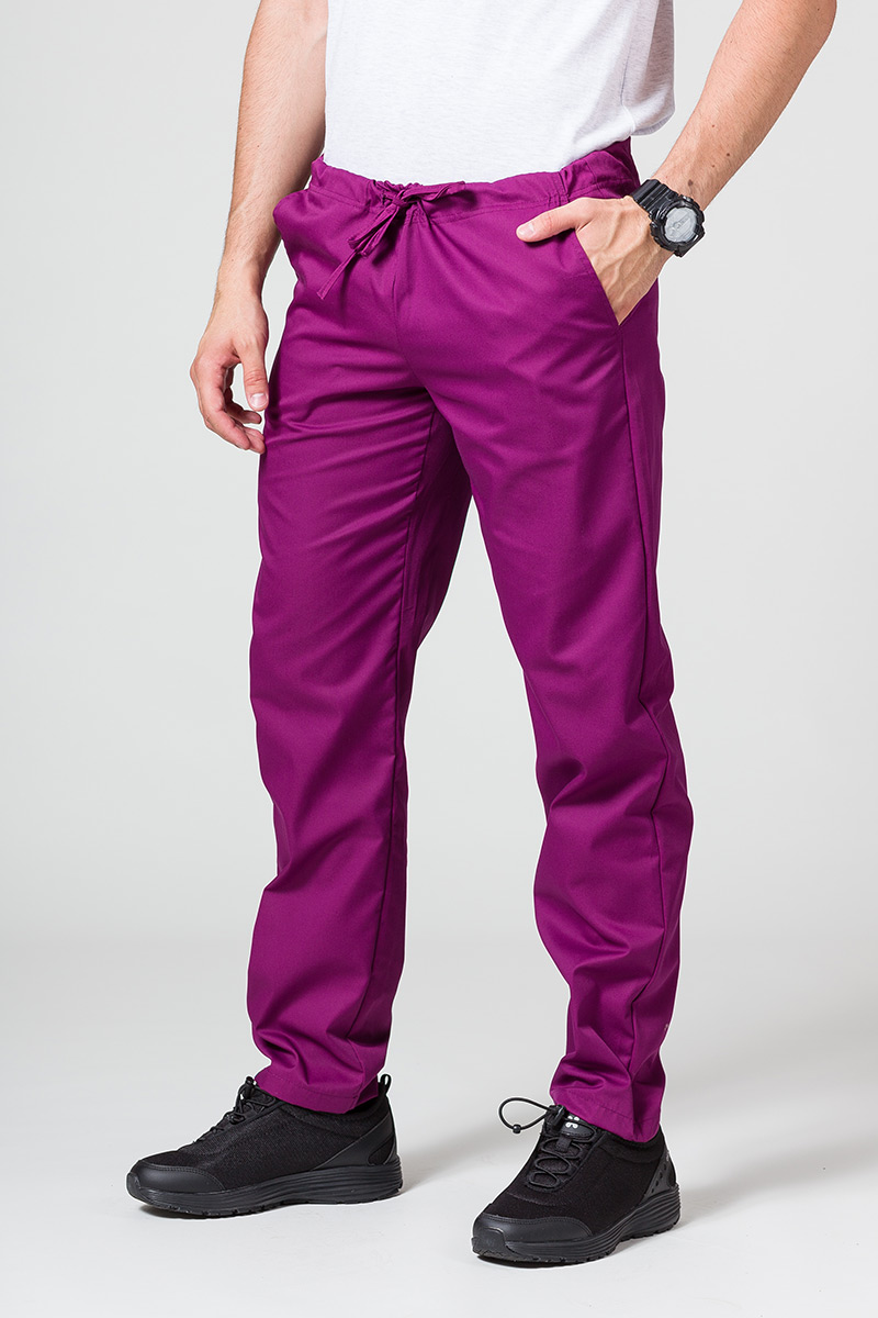 Komplet medyczny męski Sunrise Uniforms jasna oberżyna (z bluzą uniwersalną)-5