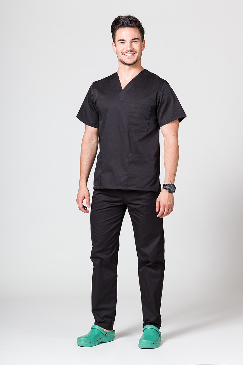 Spodnie medyczne uniwersalne Sunrise Uniforms czarne-3