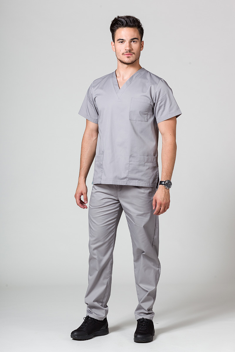 Spodnie medyczne uniwersalne Sunrise Uniforms szare-3
