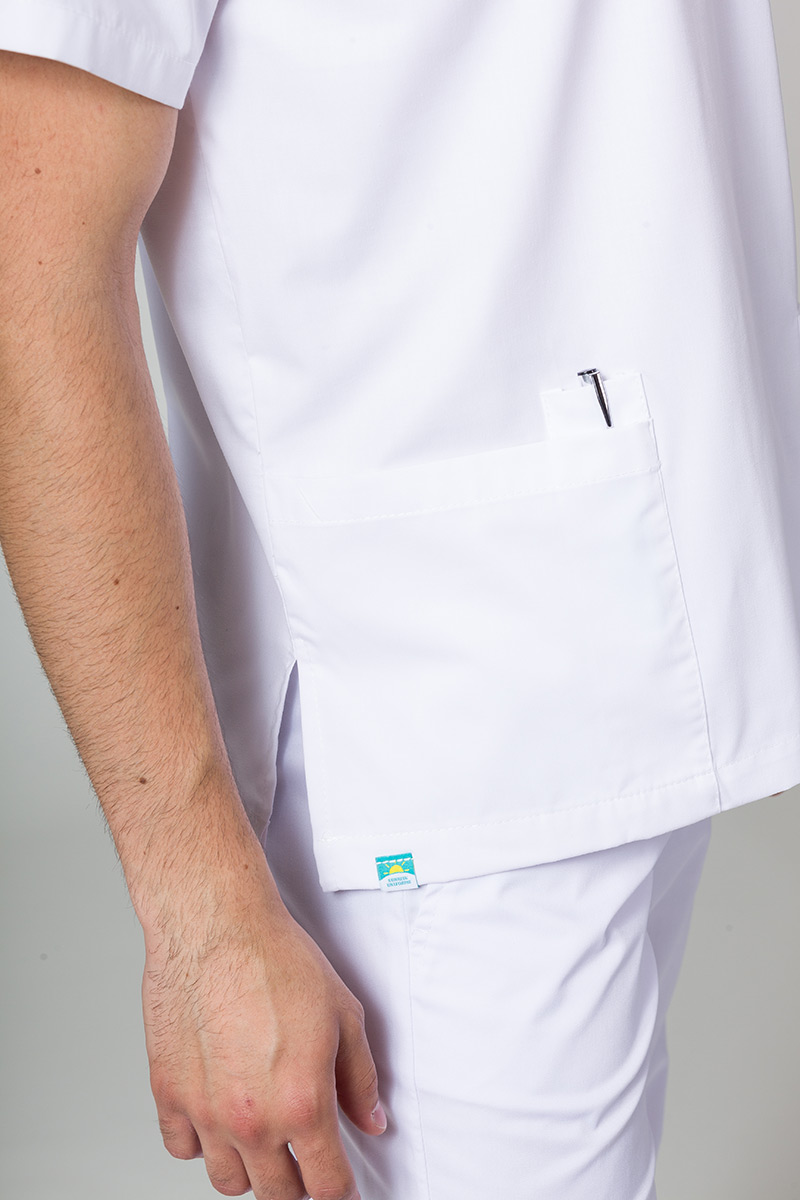Komplet medyczny męski Sunrise Uniforms biały (z bluzą uniwersalną)-6