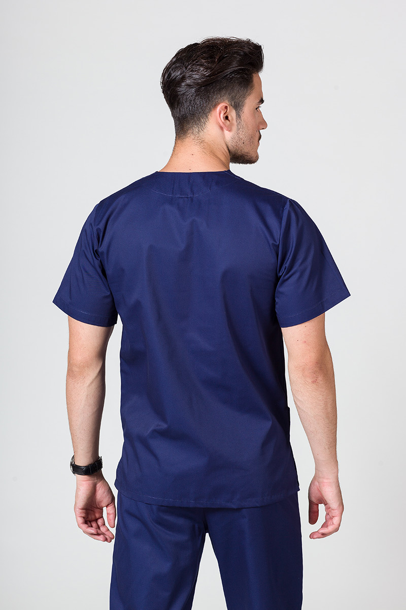 Komplet medyczny męski Sunrise Uniforms ciemny granat (z bluzą uniwersalną)-3