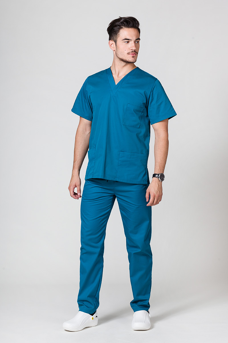 Spodnie medyczne uniwersalne Sunrise Uniforms karaibski błękit-3