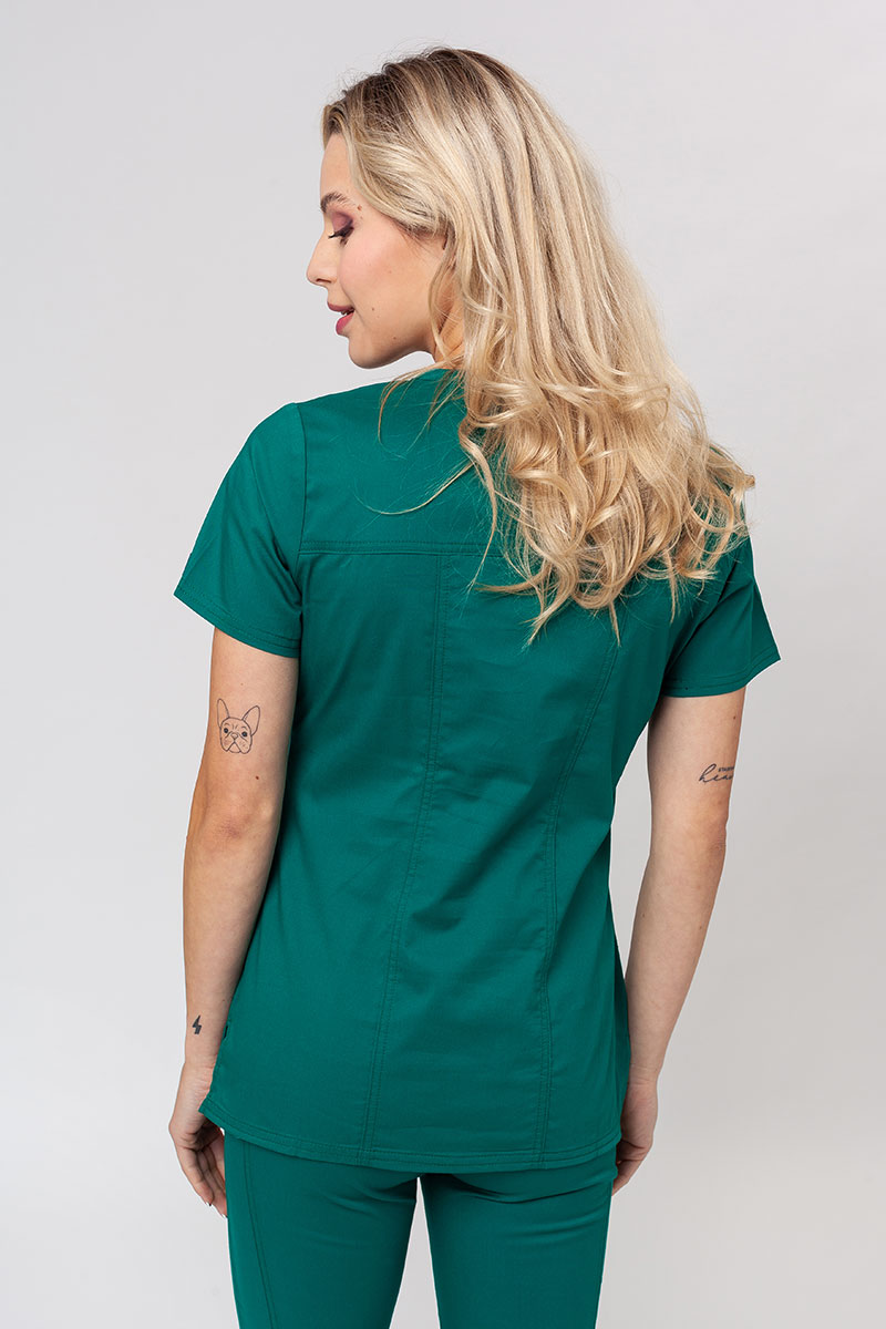 Bluza medyczna damska Cherokee Core Stretch Top zielona-1