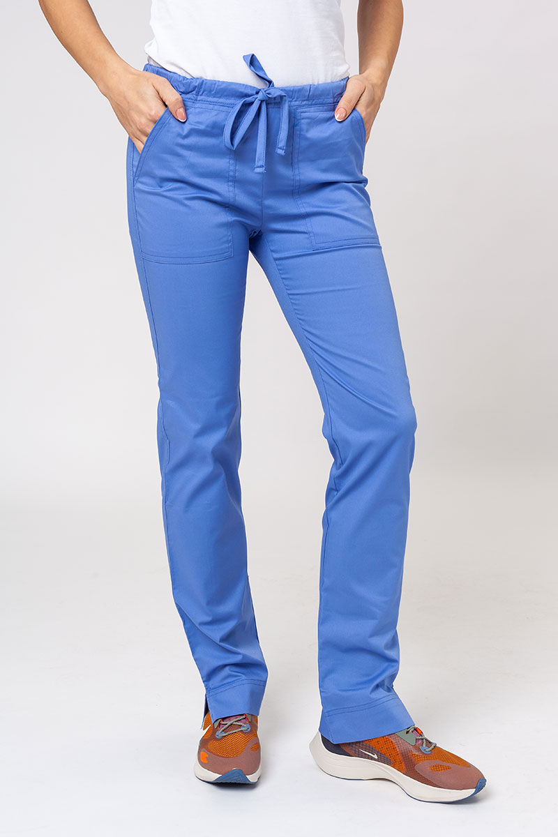 Komplet medyczny damski Cherokee Core Stretch (bluza Core, spodnie Mid Rise) klasyczny błękit-13
