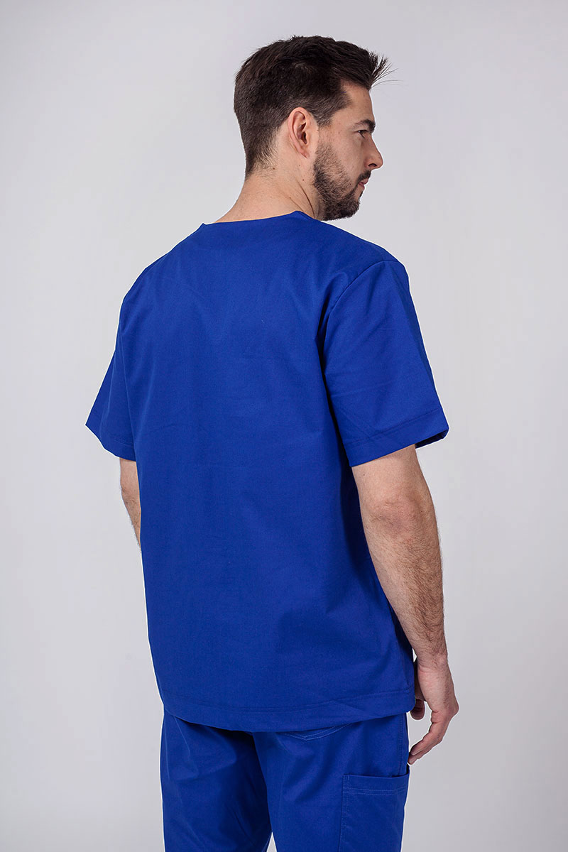 Bluza medyczna męska Sunrise Uniforms Active Flex granatowa-1