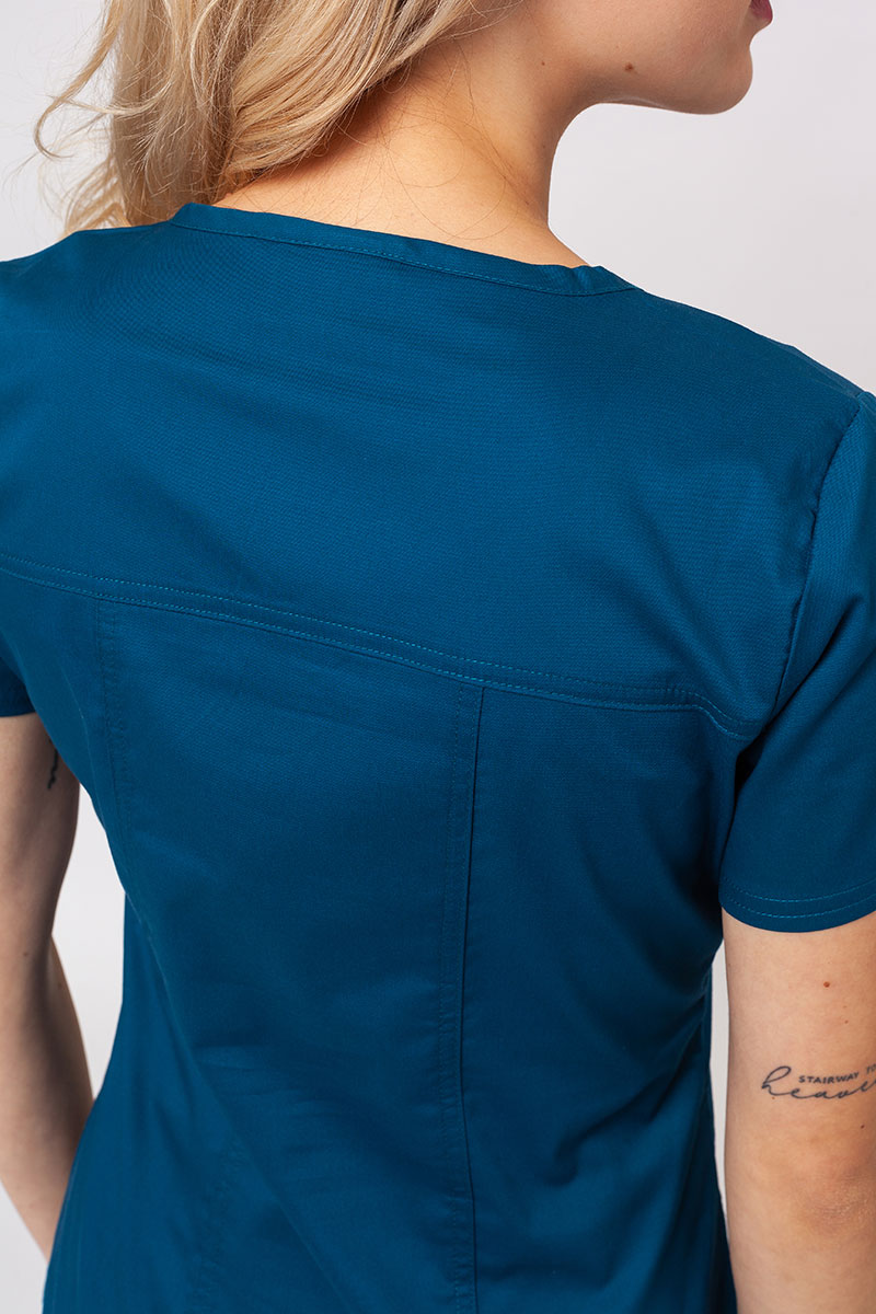 Bluza medyczna damska Cherokee Core Stretch Top karaibski błękit-4