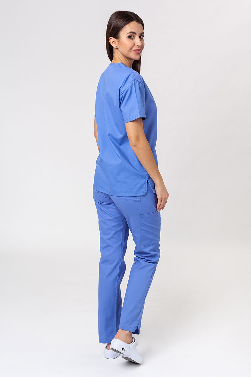 Bluza medyczna damska Dickies EDS Signature V-neck Top klasyczny błękit-6