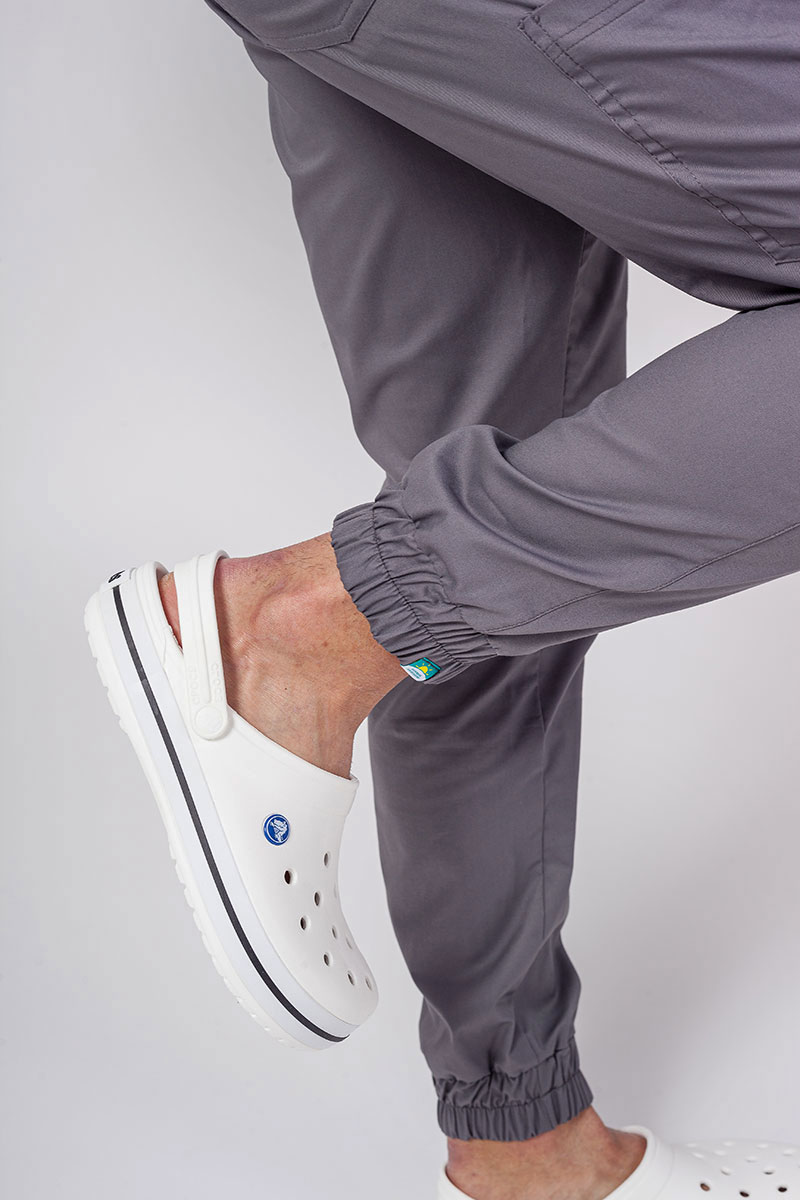 Spodnie medyczne męskie Sunrise Uniforms Active Flow jogger szare-4