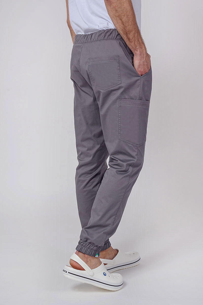 Spodnie medyczne męskie Sunrise Uniforms Active Flow jogger szare-1