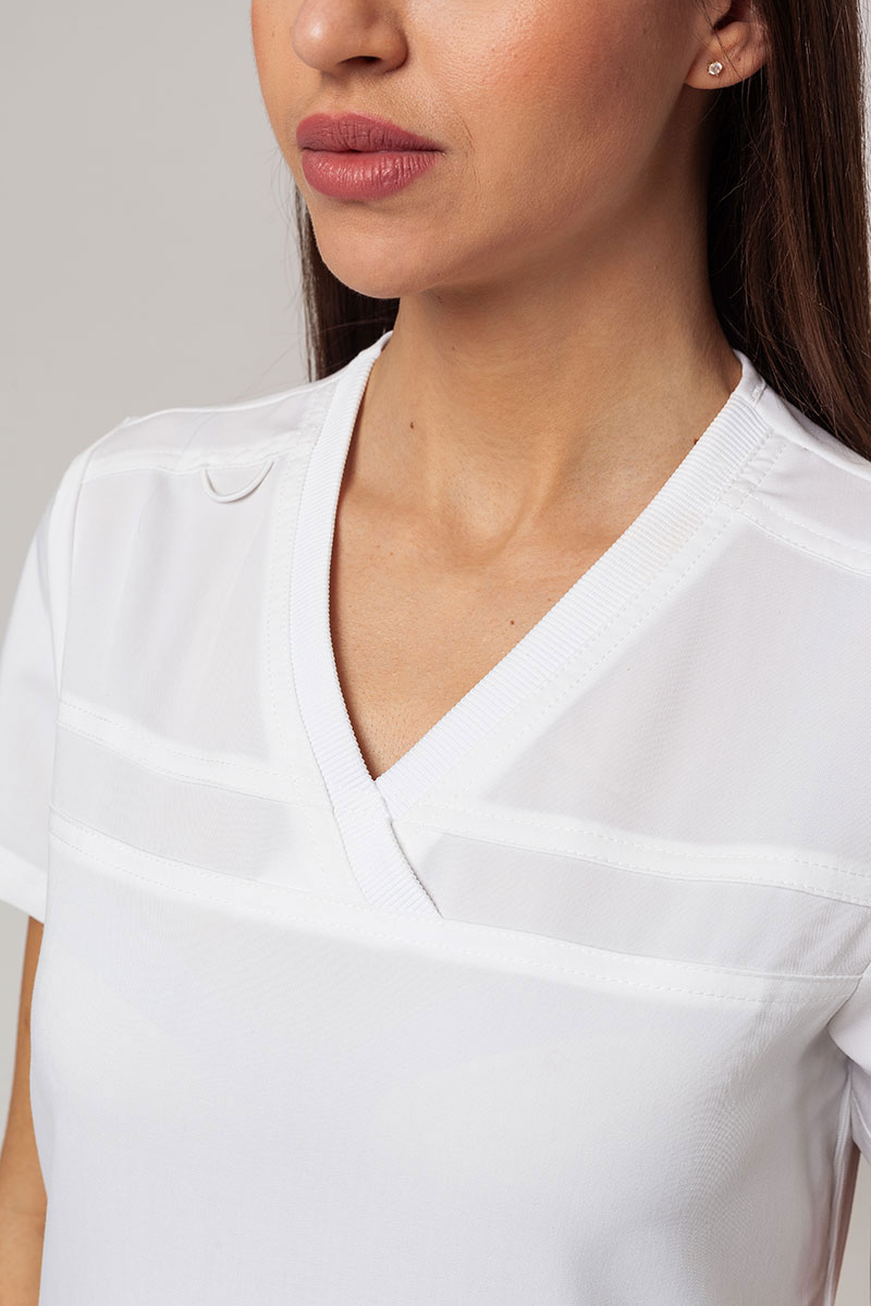 Bluza medyczna damska Dickies Balance V-neck Top biała-2