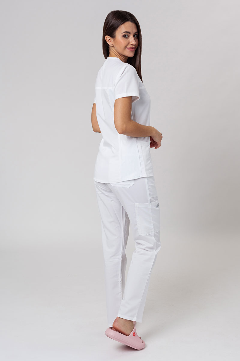 Bluza medyczna damska Dickies Balance V-neck Top biała-7