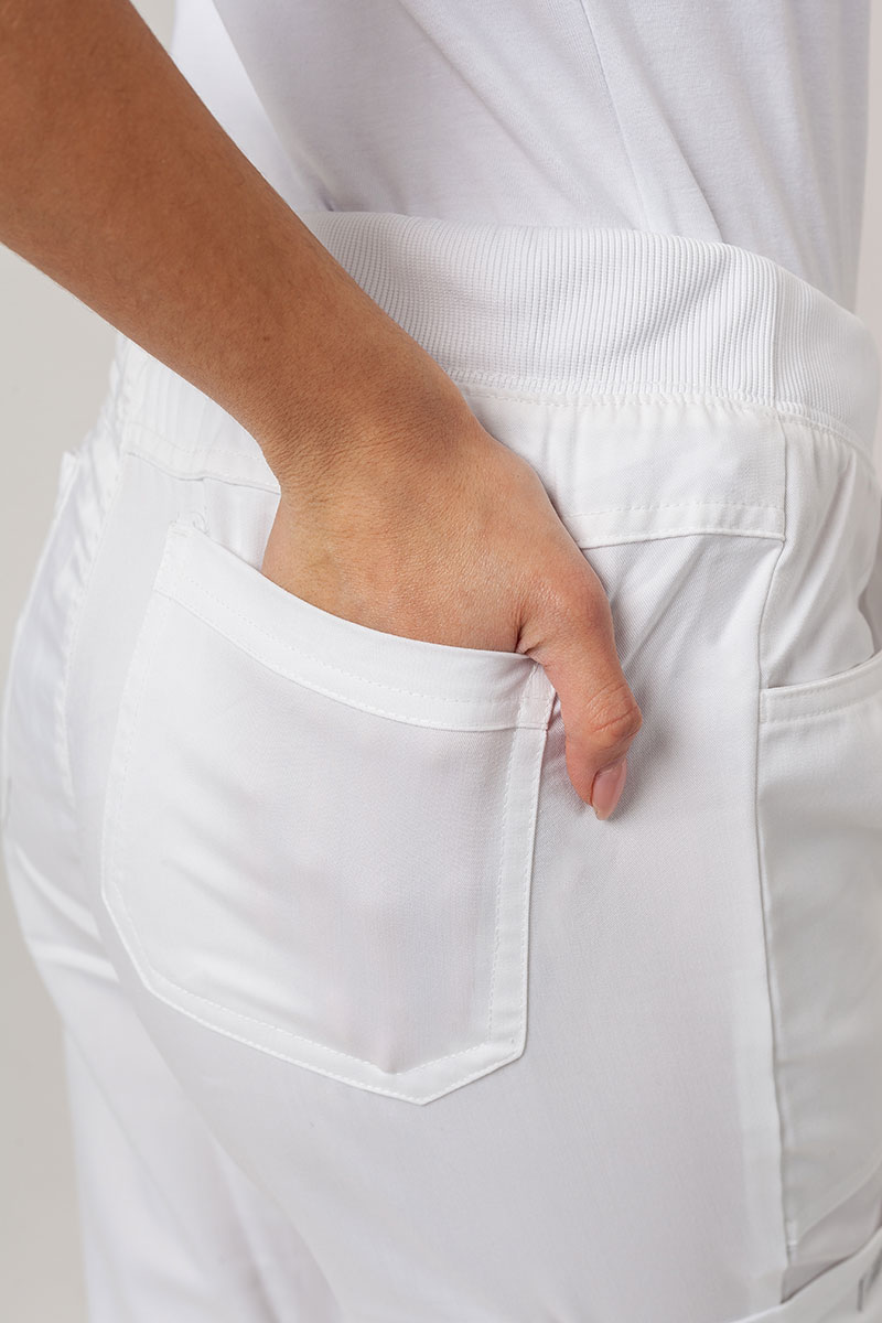 Spodnie medyczne damskie Dickies Balance Mid Rise białe-5
