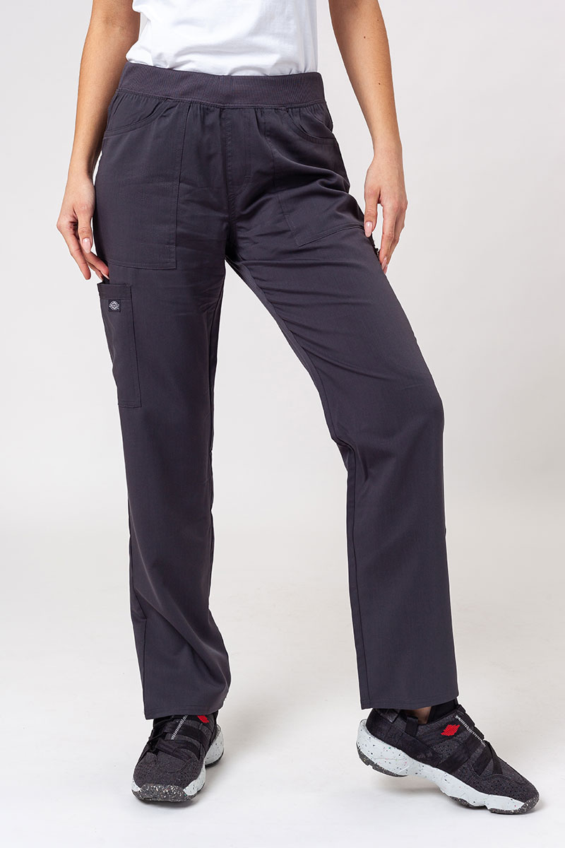 Komplet medyczny damski Dickies Balance (bluza V-neck, spodnie Mid Rise) szary-8