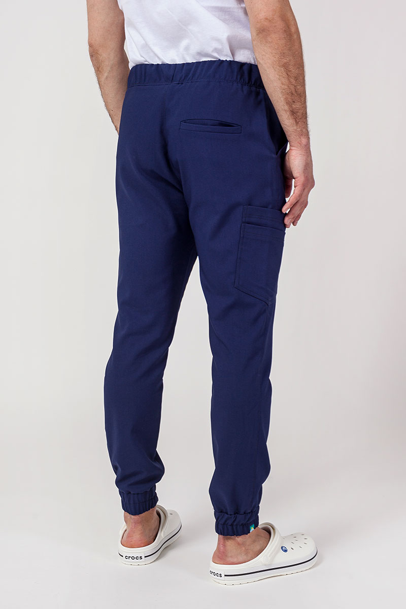 Spodnie medyczne męskie Sunrise Uniforms Premium Select jogger ciemny granat-1
