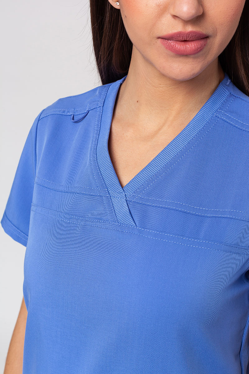Bluza medyczna damska Dickies Balance V-neck Top klasyczny błękit-2