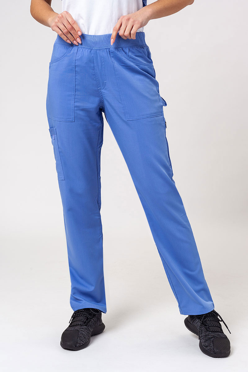 Komplet medyczny damski Dickies Balance (bluza V-neck, spodnie Mid Rise) klasyczny błękit-9