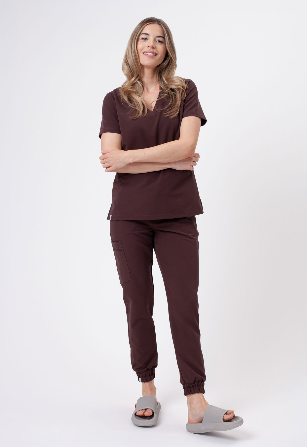 Komplet medyczny Sunrise Uniforms Premium Vibe choco-1