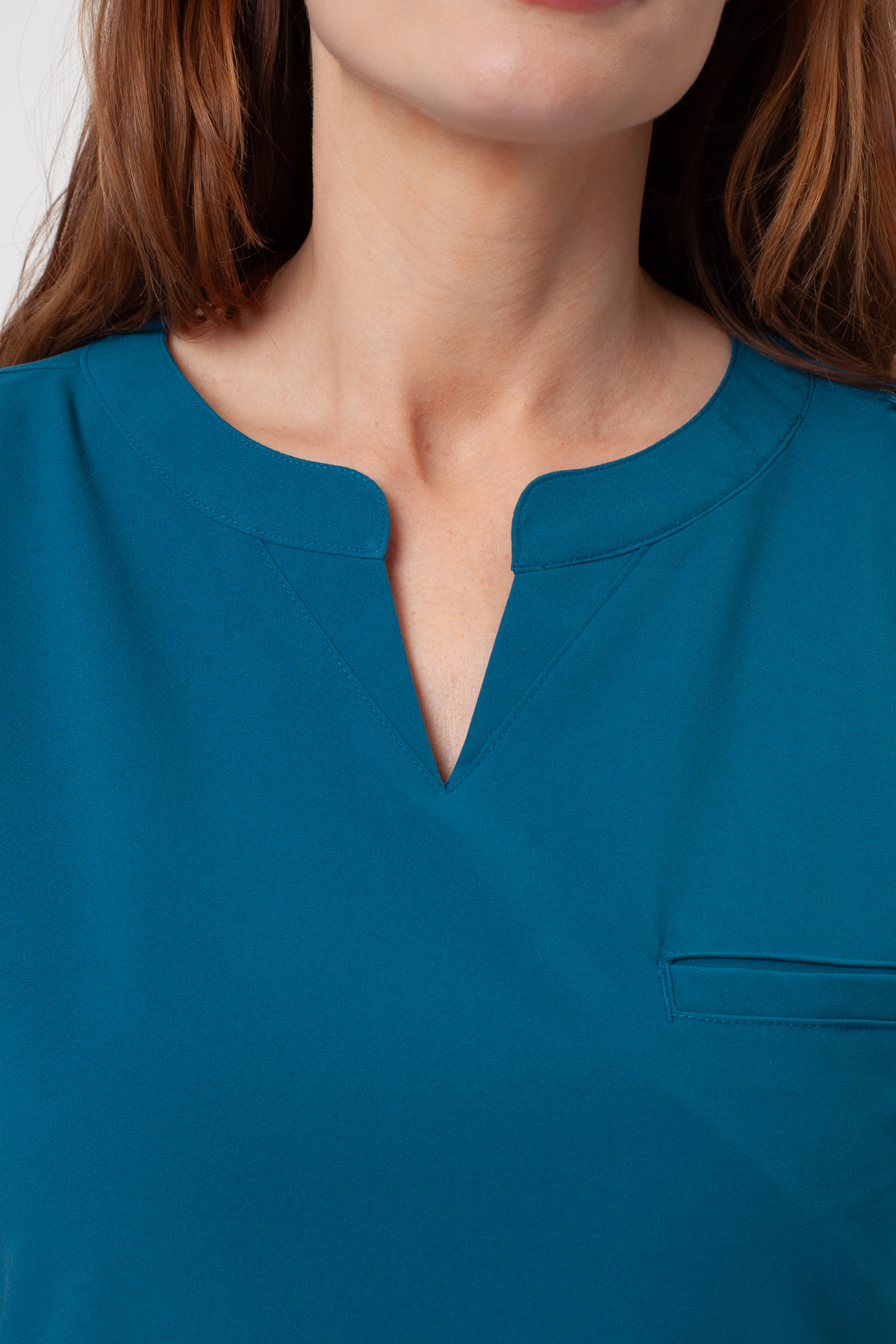 Bluza medyczna damska Maevn Momentum Dolman karaibski błękit-2