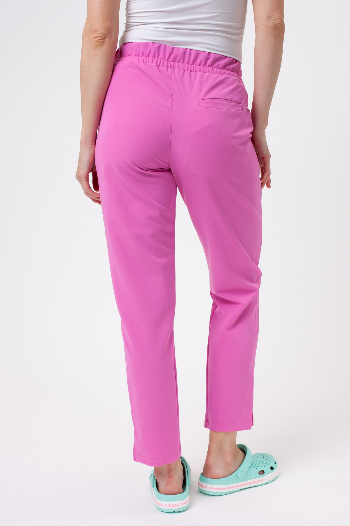 Spodnie medyczne damskie Sunrise Uniforms Premium Pride różowe-1