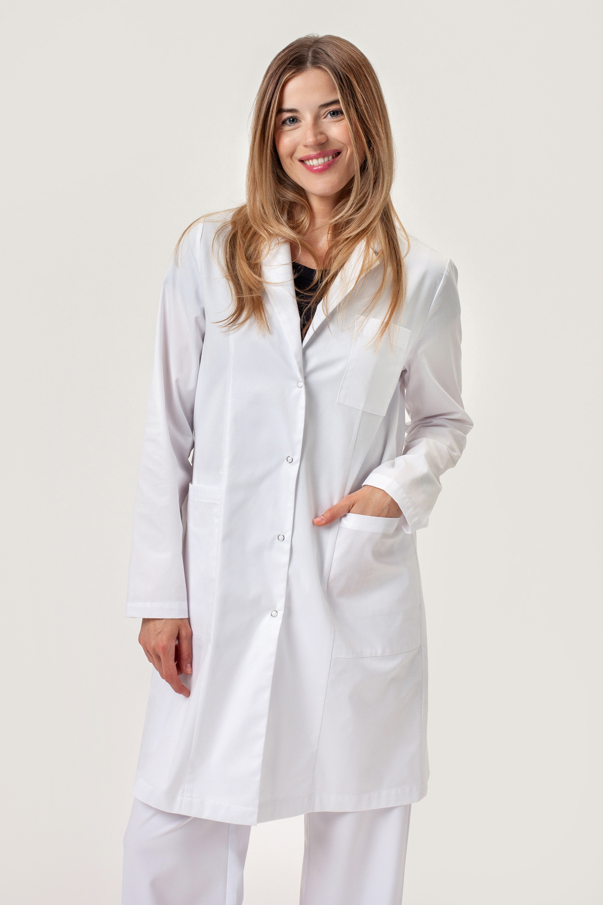Fartuch laboratoryjny damski Sunrise Uniforms Basic Lab-8