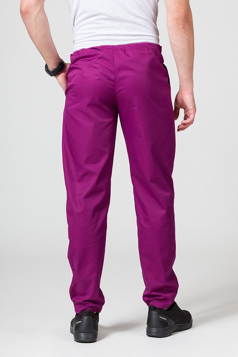 Spodnie medyczne uniwersalne Sunrise Uniforms jasna oberżyna-1