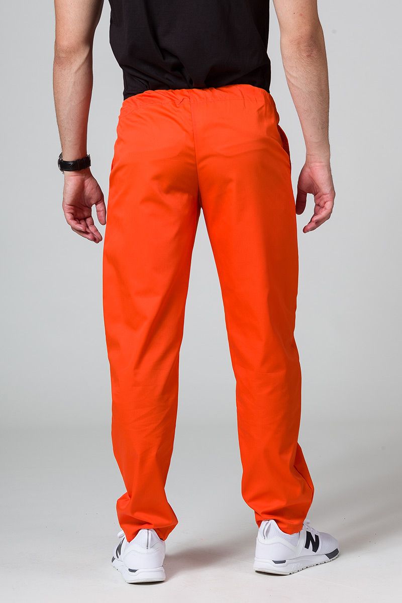Spodnie medyczne uniwersalne Sunrise Uniforms pomarańczowe-1