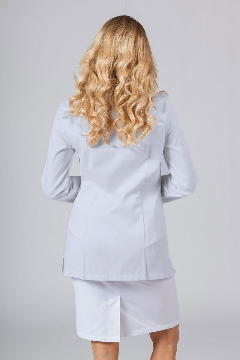 Fartuch medyczny damski Sunrise Uniforms krótki z długim rękawem (kryte napy)-1