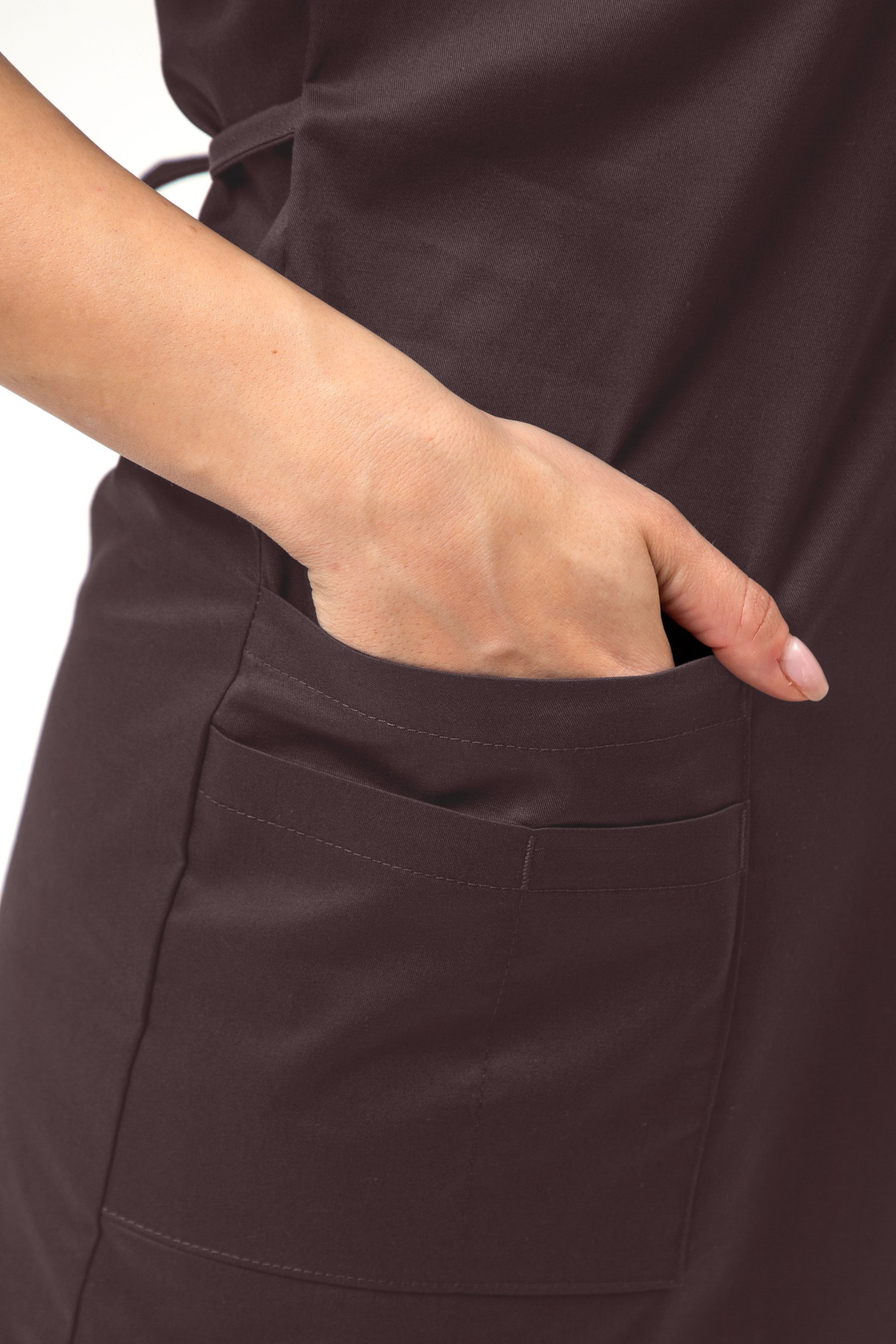 Sukienka medyczna damska Sunrise Uniforms Vital choco-3