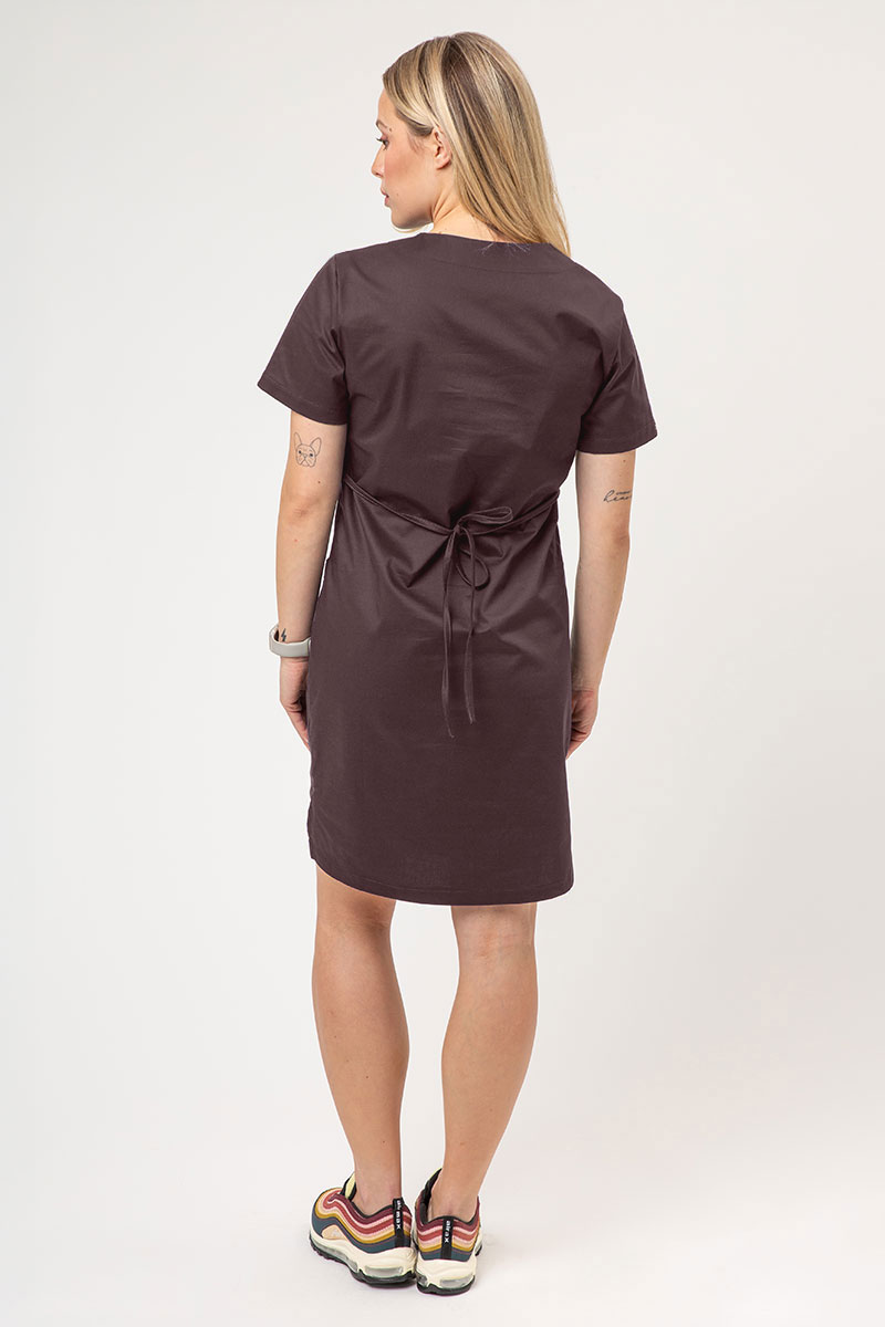 Sukienka medyczna damska Sunrise Uniforms Vital choco-1