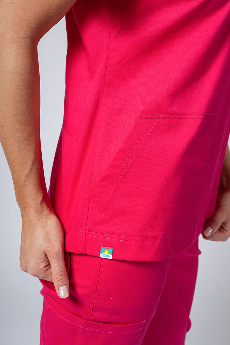 Komplet medyczny damski Sunrise Uniforms Active III (bluza Bloom, spodnie Air) malinowy-5