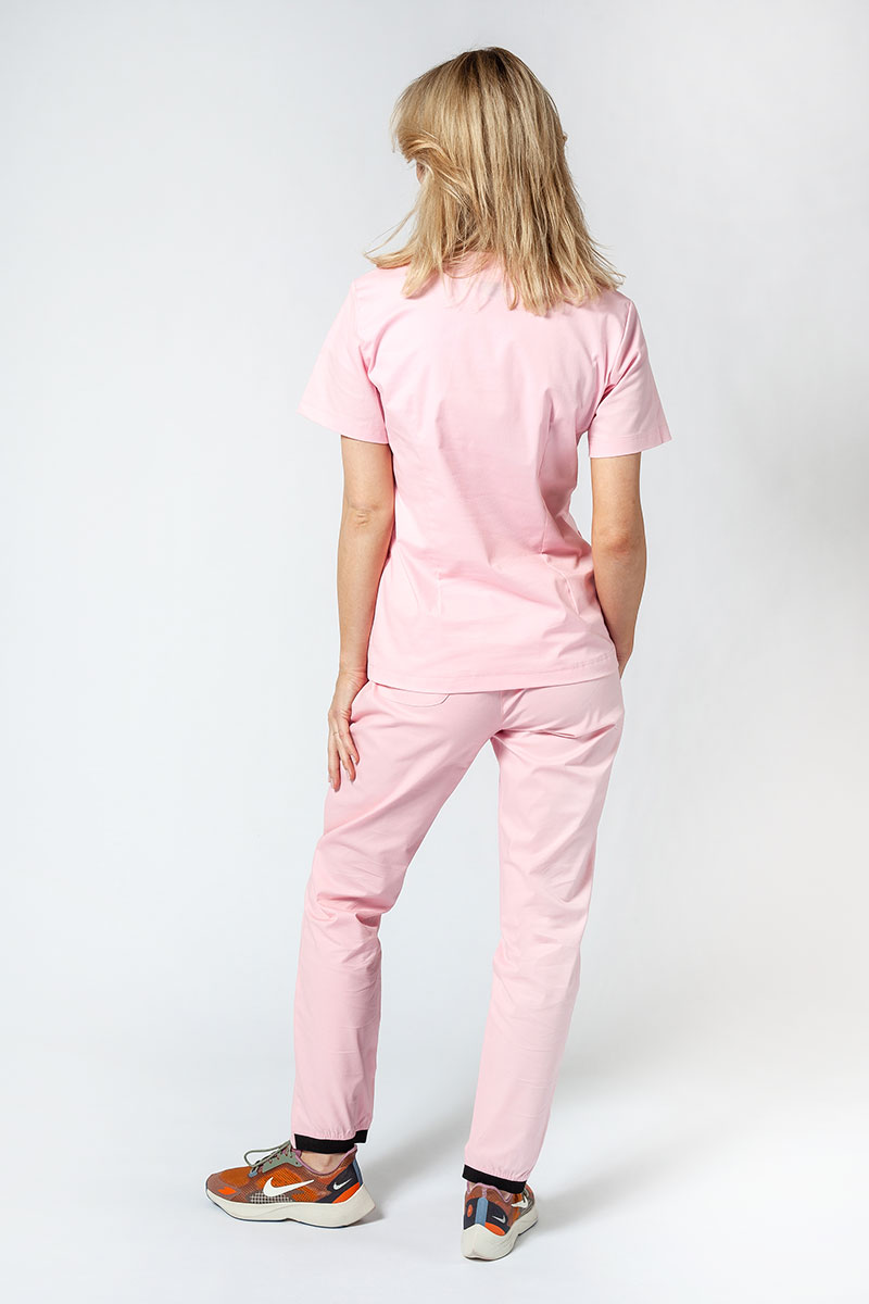 Spodnie medyczne damskie Sunrise Uniforms Active Loose różowe-7