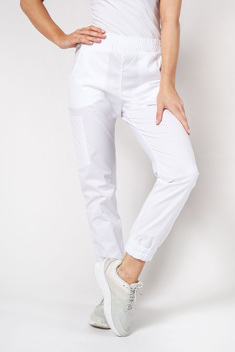 Komplet medyczny damski Sunrise Uniforms Active III (bluza Bloom, spodnie Air) biały-6