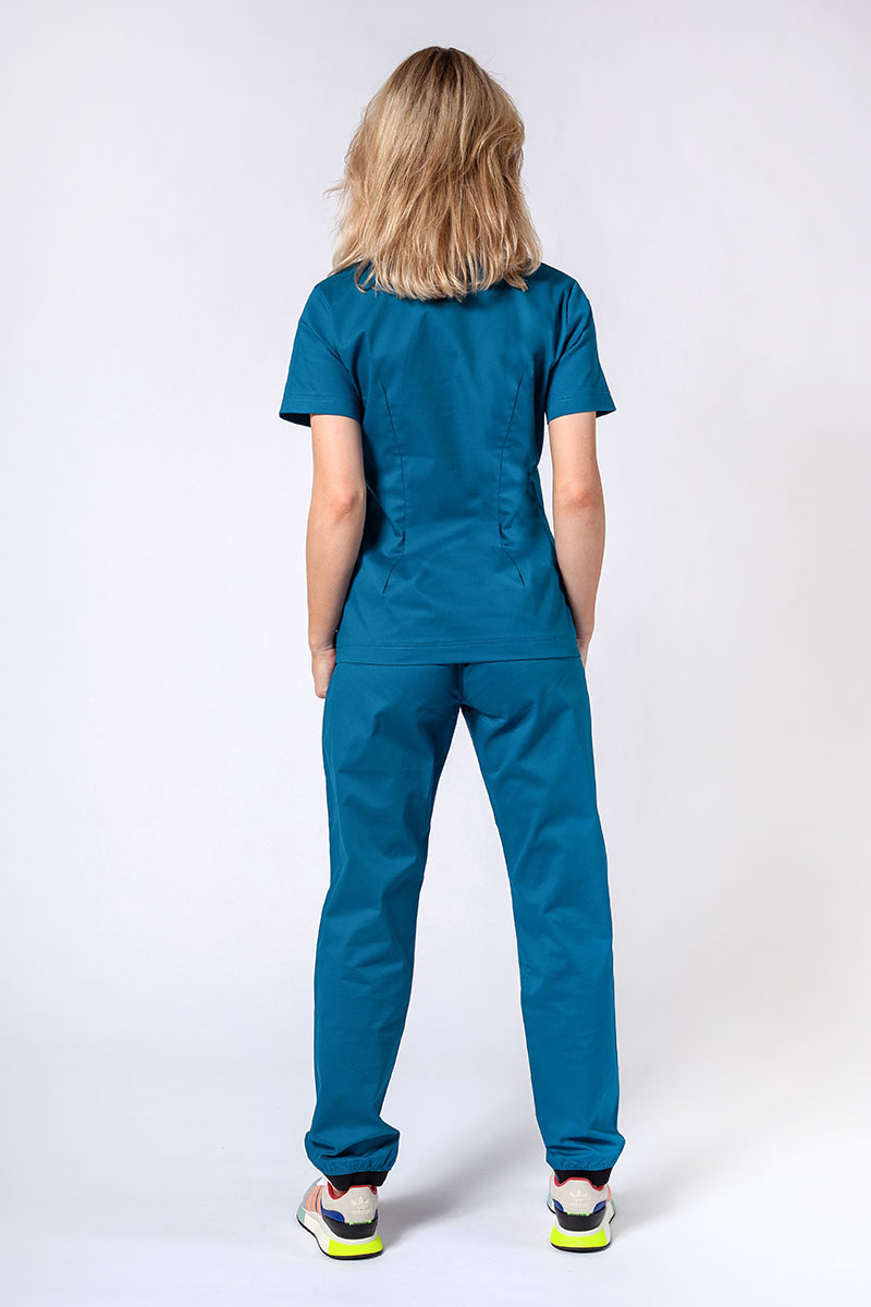 Spodnie medyczne damskie Sunrise Uniforms Active Loose karaibski błękit-7