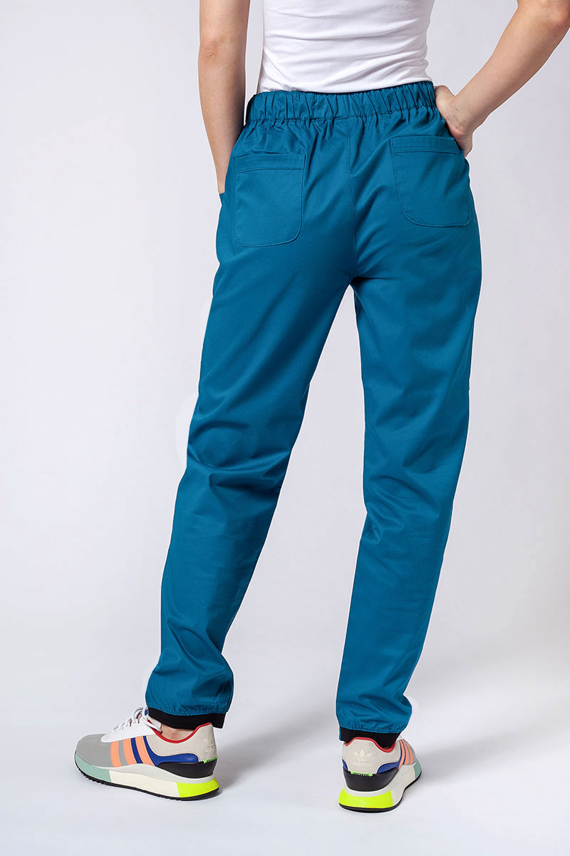 Spodnie medyczne damskie Sunrise Uniforms Active Loose karaibski błękit-1