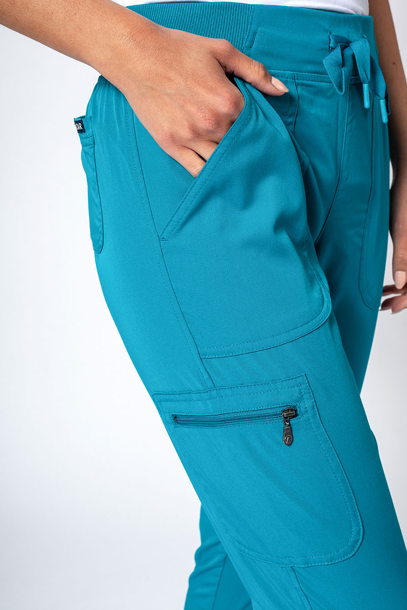 Spodnie damskie Adar Uniforms Ultimate Yoga Jogger morski błękit-3