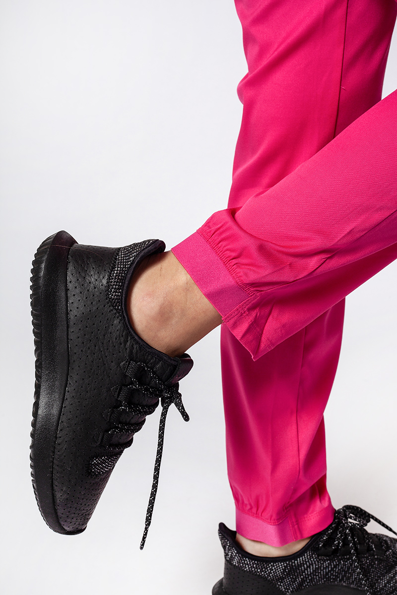 Spodnie medyczne damskie Maevn Matrix semi-jogger różowe-5