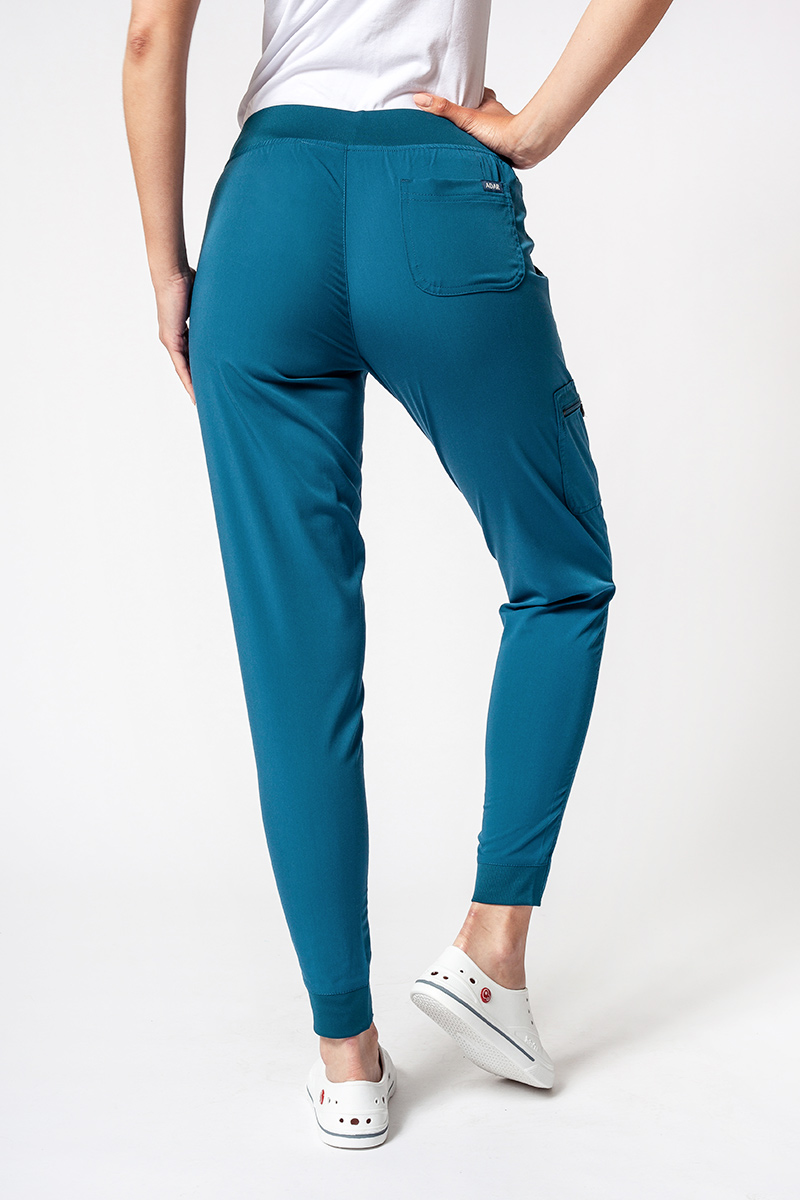 Spodnie damskie Adar Uniforms Ultimate Yoga Jogger karaibski błękit-1