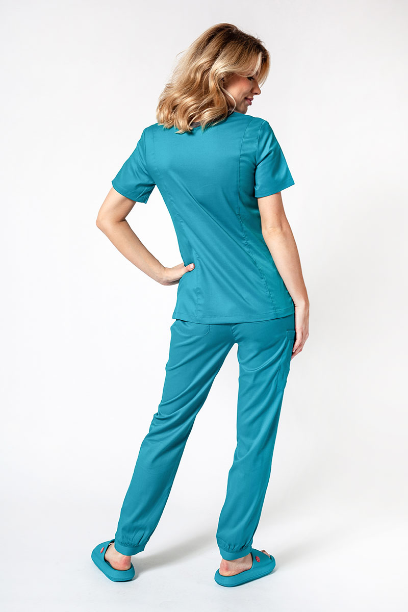 Spodnie medyczne damskie Maevn Matrix semi-jogger morski błękit-1