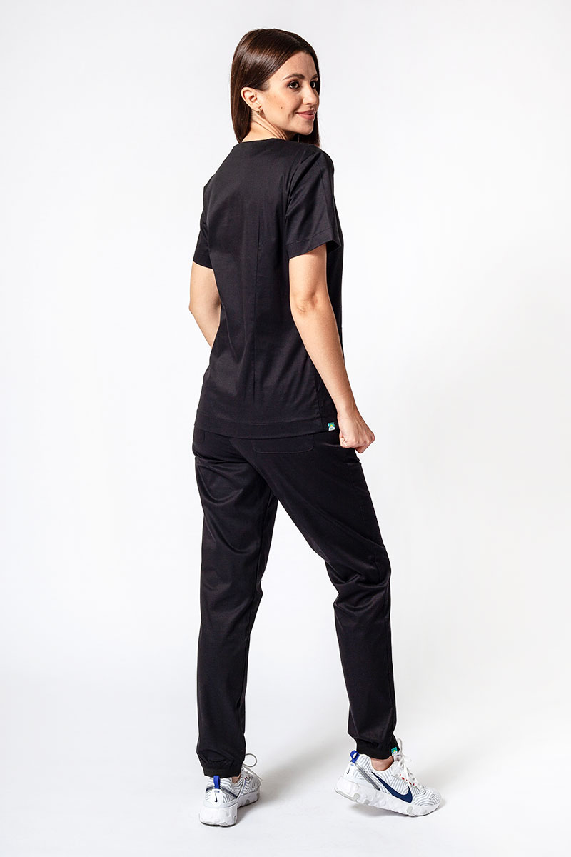 Spodnie medyczne damskie Sunrise Uniforms Active Loose czarne-7