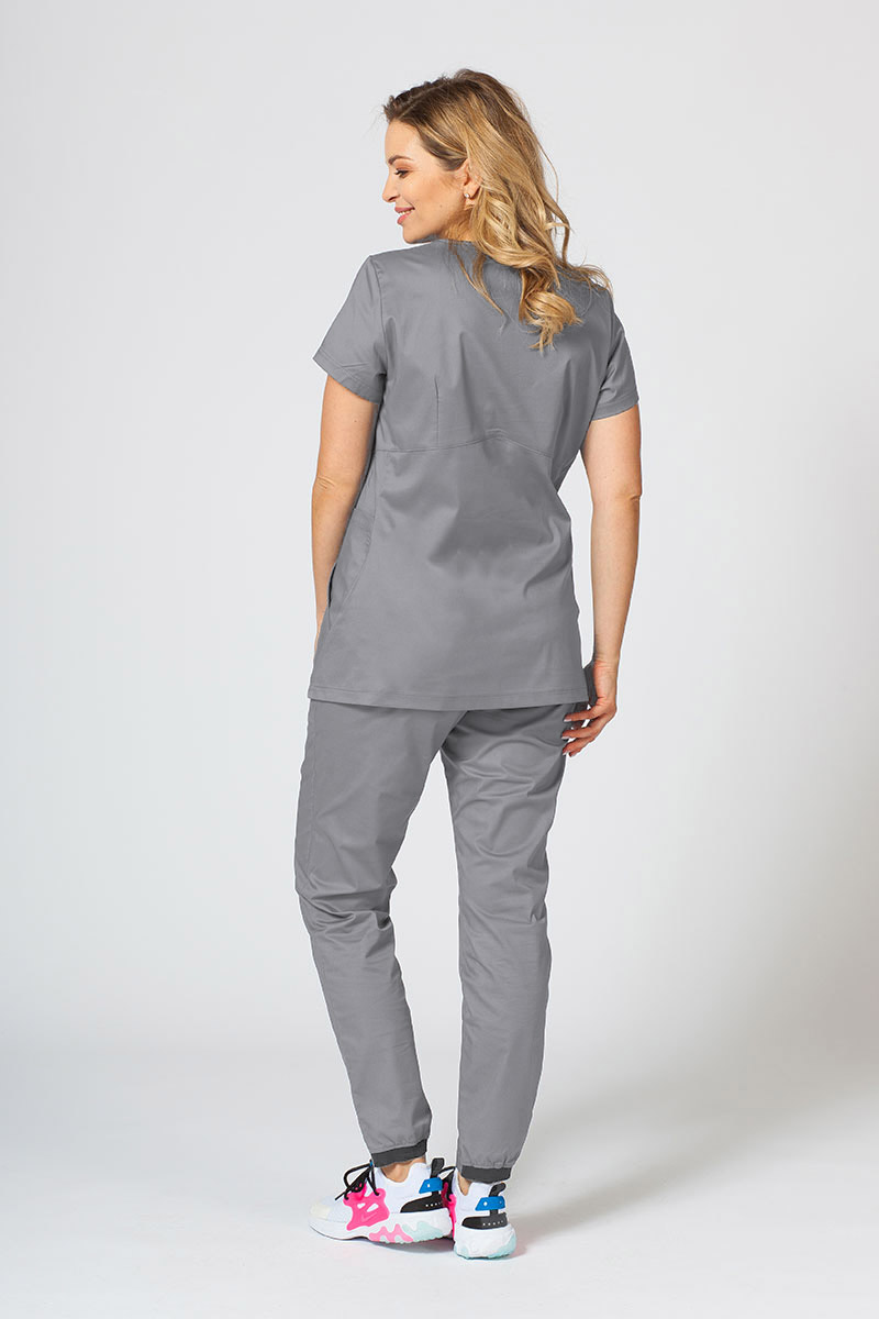 Spodnie medyczne damskie Sunrise Uniforms Active Loose popielate-2