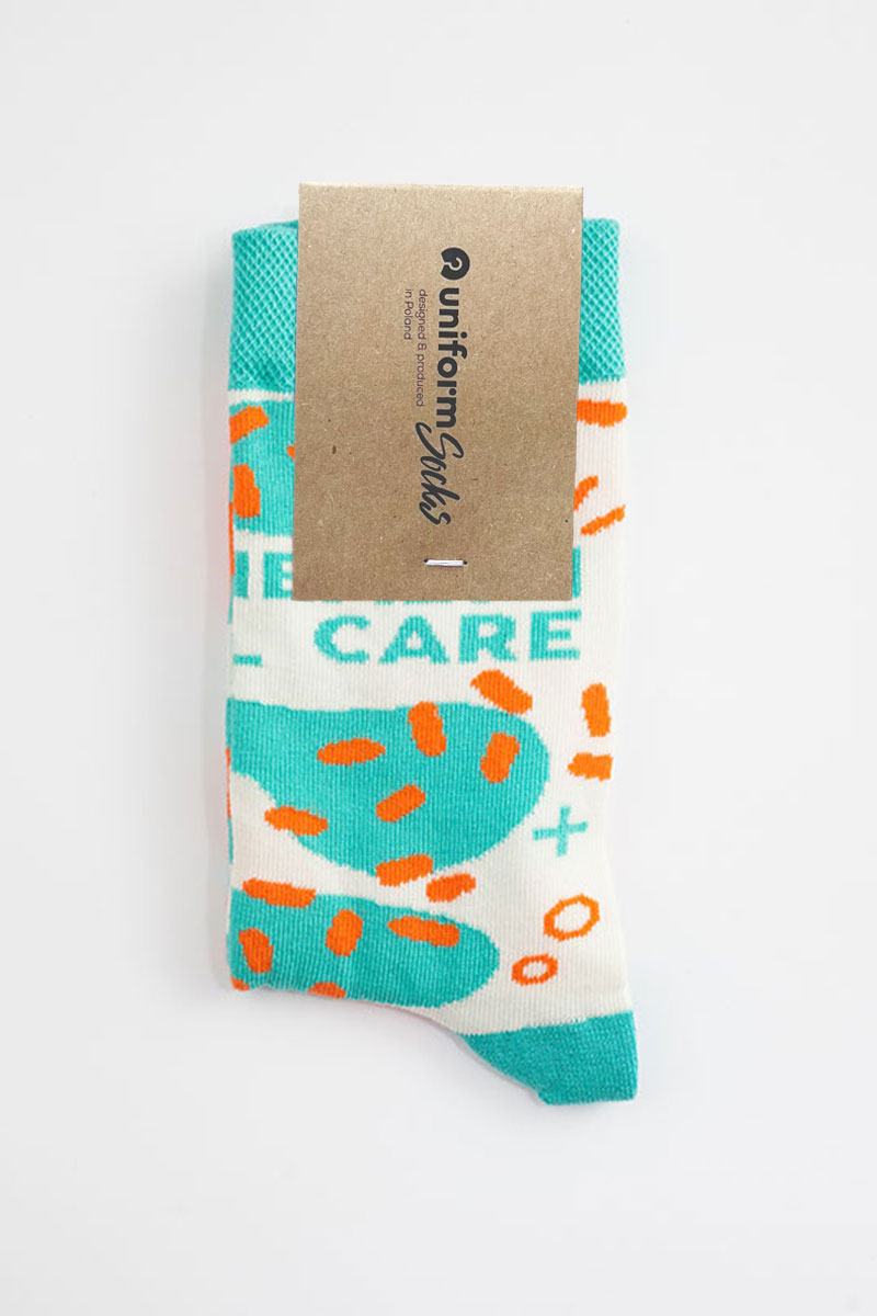 Kolorowe skarpetki Take Care - UniformSocks-3