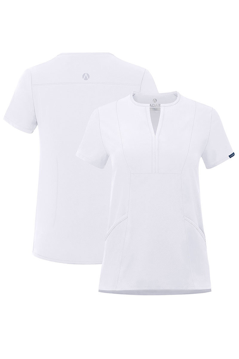 Bluza damska Adar Uniforms Notched biała-8