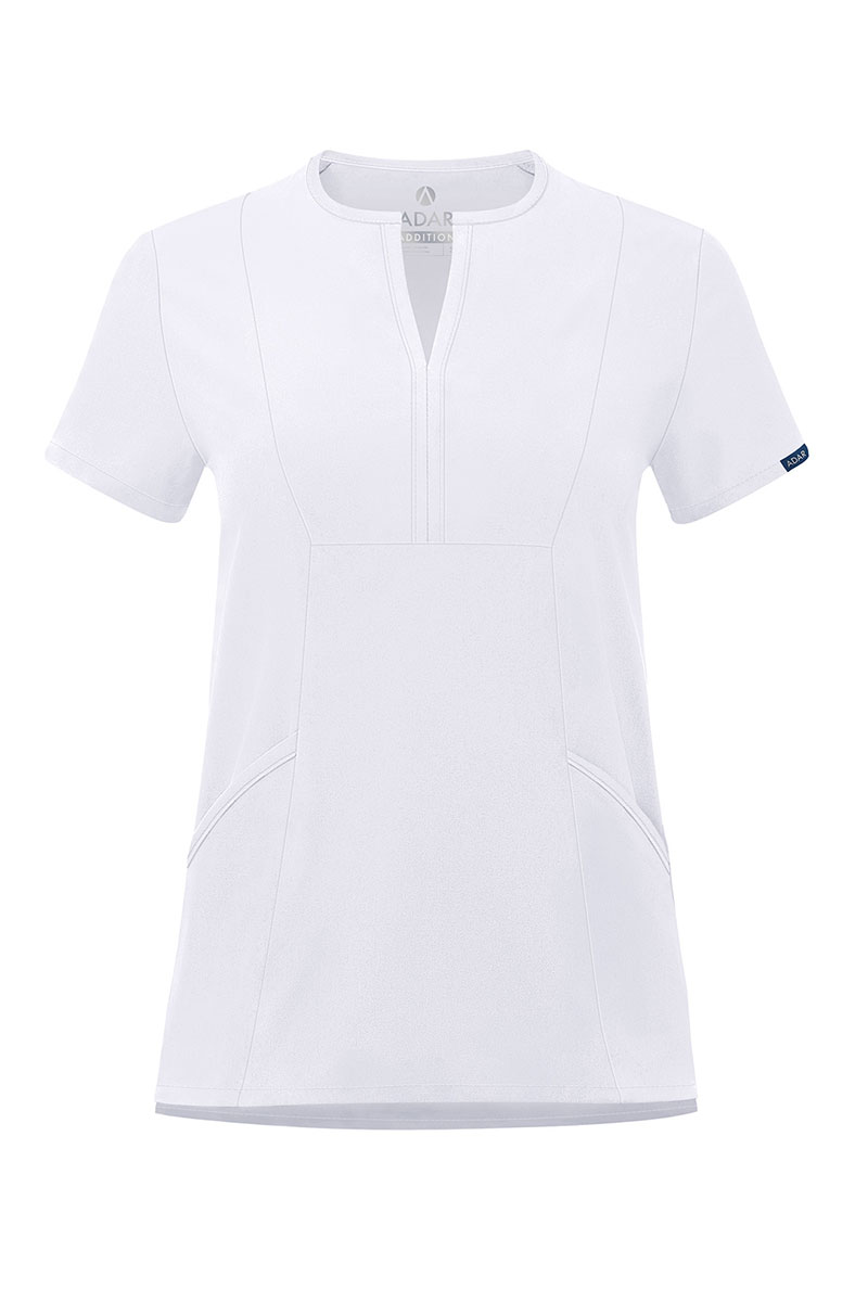 Bluza damska Adar Uniforms Notched biała-7