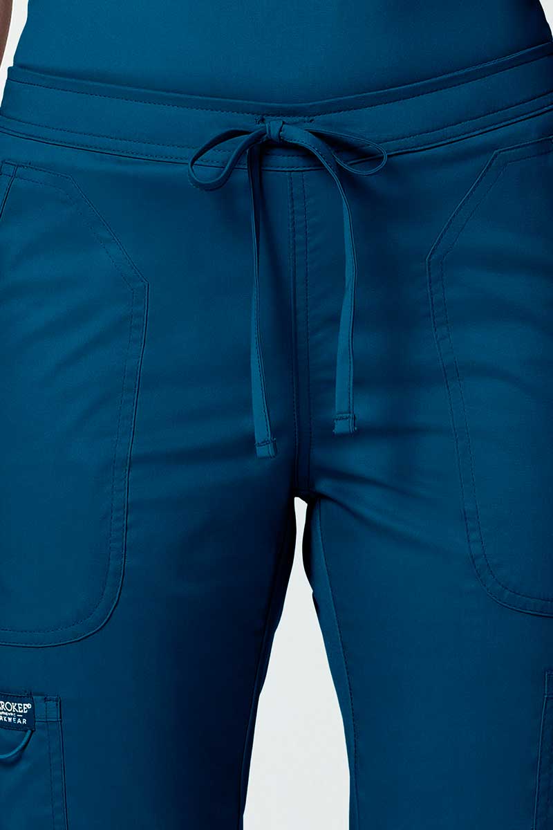 Spodnie medyczne damskie Cherokee Revolution Flare Leg karaibskie-2