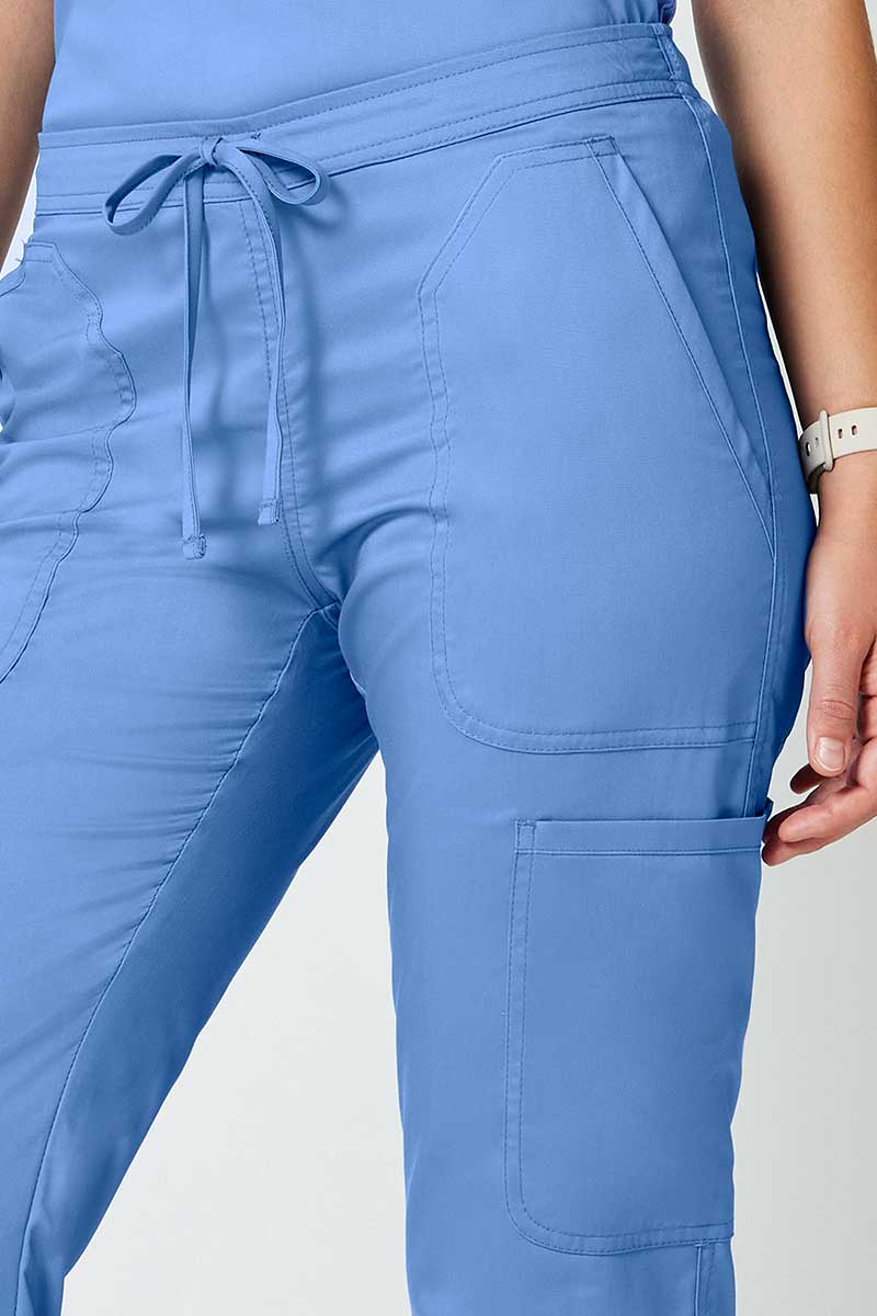 Spodnie medyczne damskie Cherokee Revolution Flare Leg klasyczny błękit-3