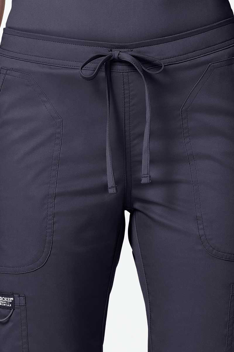 Spodnie medyczne damskie Cherokee Revolution Flare Leg szare-2