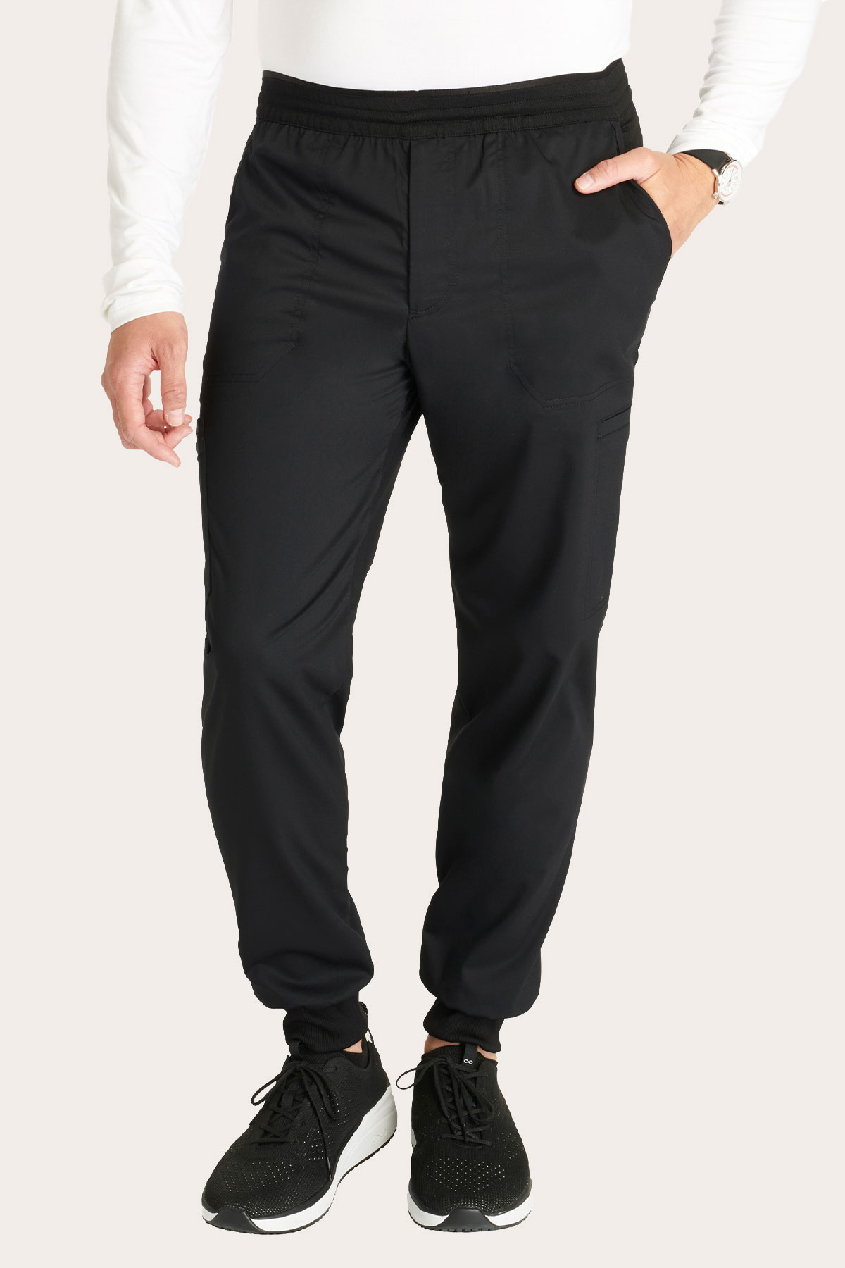 Spodnie medyczne męskie Cherokee Revolution Jogger czarne-5