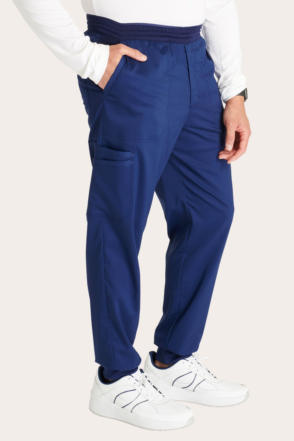 Spodnie medyczne męskie Cherokee Revolution Jogger ciemny granat-2