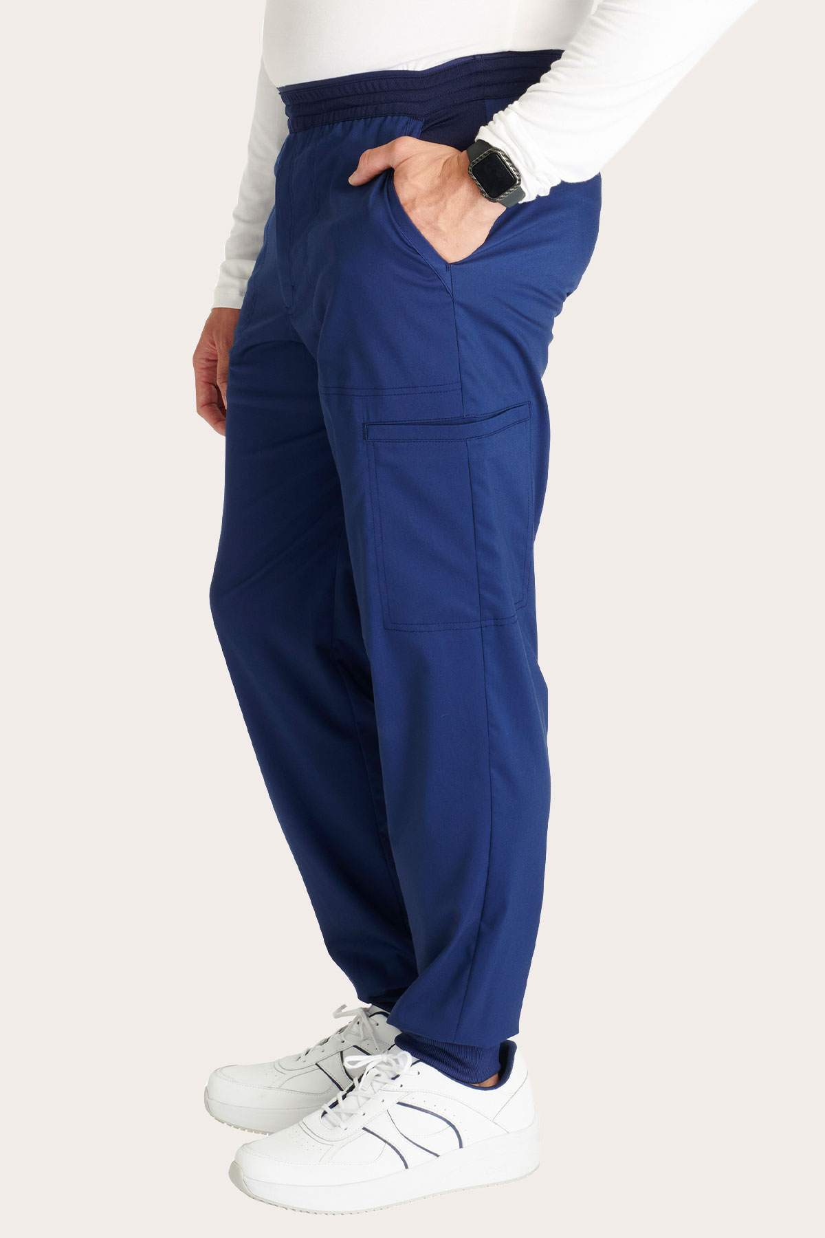 Spodnie medyczne męskie Cherokee Revolution Jogger ciemny granat-3