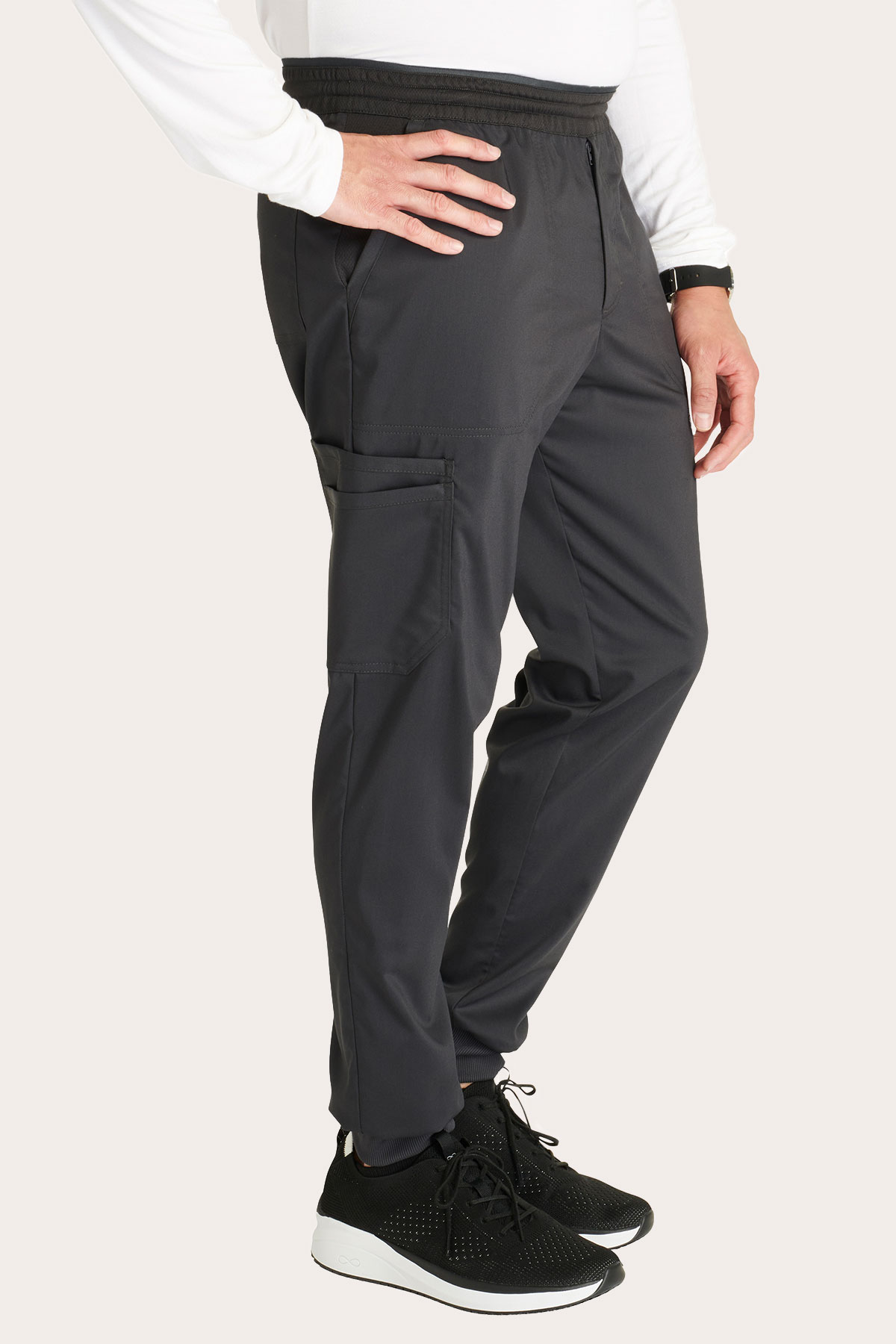 Spodnie medyczne męskie Cherokee Revolution Jogger szare-2